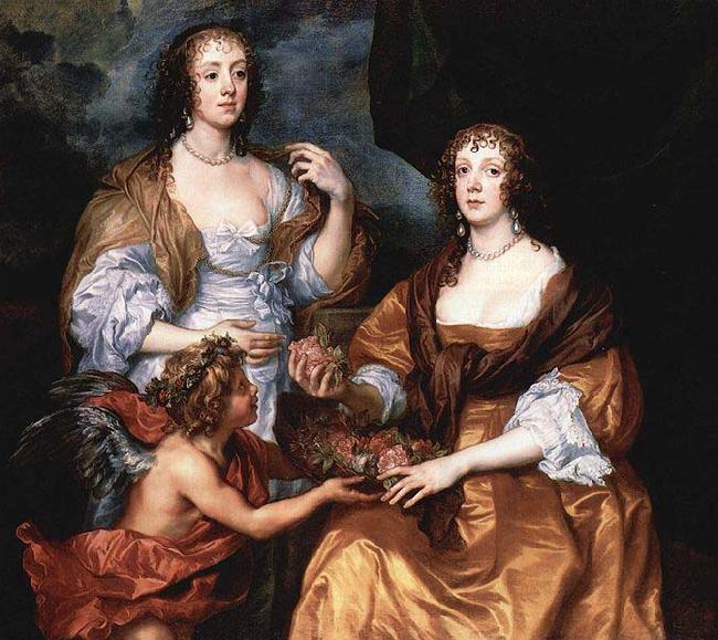 Anthony Van Dyck Portrat der Ladies Elisabeth Thimbleby und Dorothy Viscountess Andover oil painting image